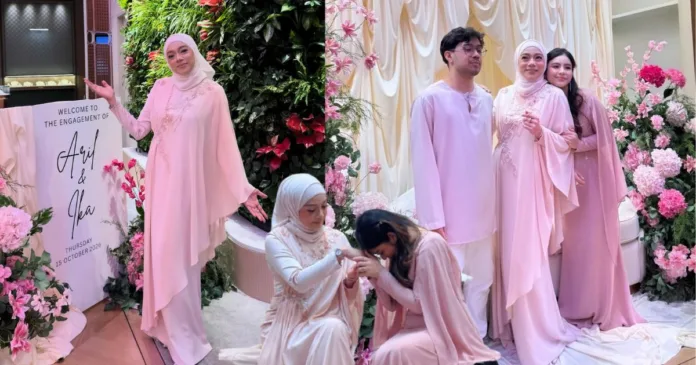Linda Rafar Syukur Anak Selamat Bertunang Linda Rafar Syukur Anak Selamat Bertunang